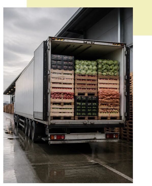 Перевозка плодоовощной продукции в Брянск по цене от 5376 р. | Агросервис-Бнк