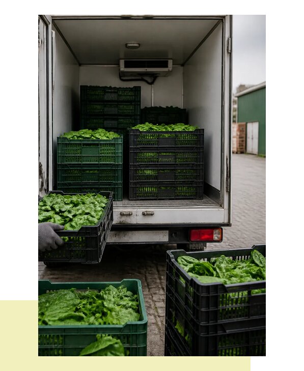 Перевозка шпината в Брянск с сохранением свежести продукции