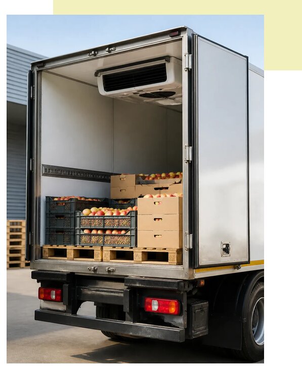Перевозка яблок рефрижератором в Брянск по цене от 5376 р. | Агросервис-Бнк
